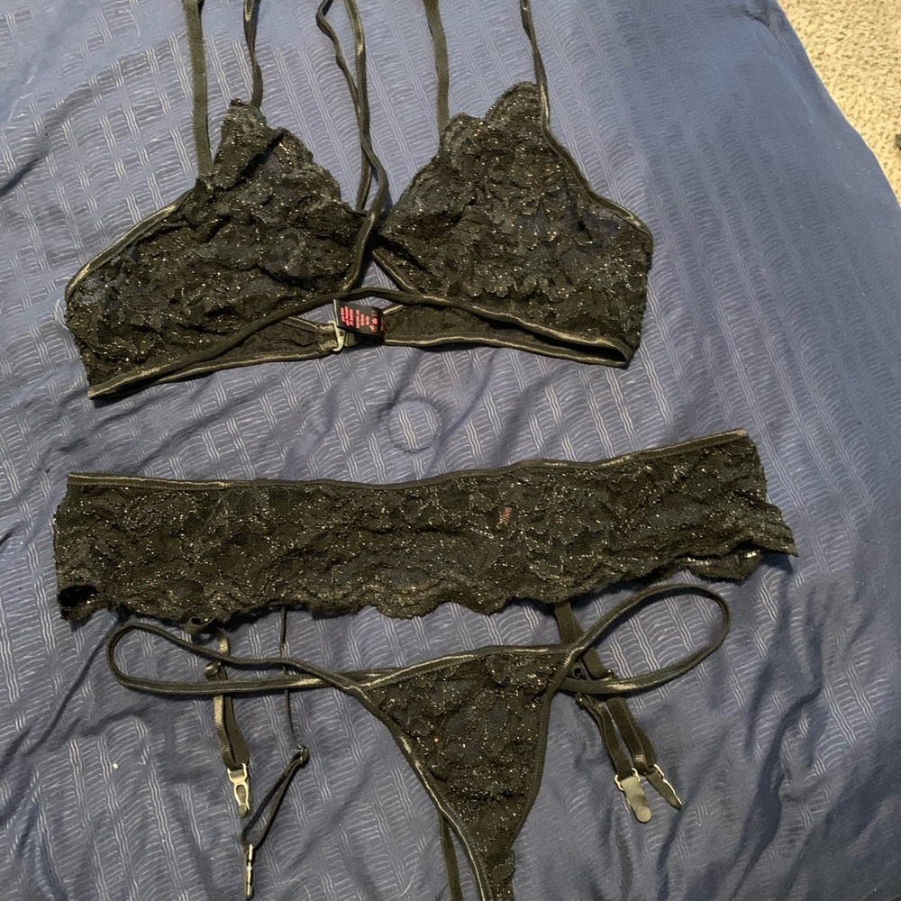 3 piece lingerie set